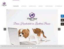 Tablet Screenshot of doggyschool.de